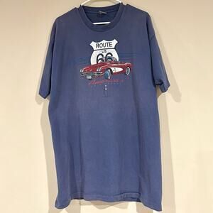 Vintage Route 66 Highway Corvette Shirt